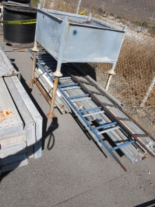 MISC. SCAFFOLDING AND SCAFFOLDING DECK. LOADING & HANDLING FEE $15-4597